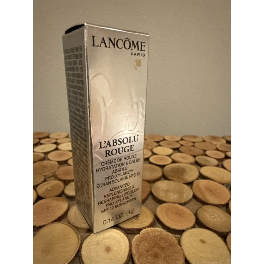 Lancome L' Absolu Rouge Rose Mythique‎ Lipstick NIB Replenishing And Reshaping